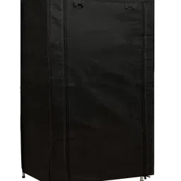 Urban Choice 4-Layer Black Metal Shoe Rack Heavy-Duty, Space-Saving Shoe Organizer for Home & Office image 5