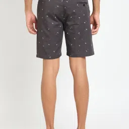 Club York Dark Grey Regular Fit Printed Shorts image 2