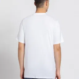 adidas White Regular Fit Tiro Emblem Sports T-Shirt image 2