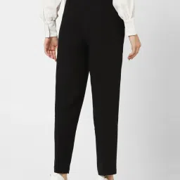 Van Heusen Women's Black Contemporary Fit Trousers image 2