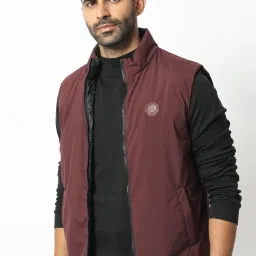 Rare Rabbit Black Regular Fit Solid Jacket image 2