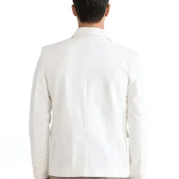 Rare Rabbit Off White Regular Fit Solid Jacket image 2
