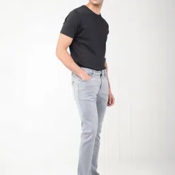 Rare Rabbit Grey Slim Fit Fit Solid Jeans image 2