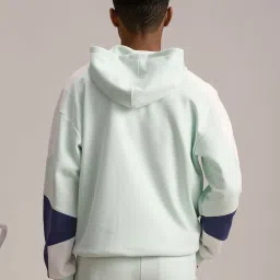 Rare Rabbit Green Regular Fit Colorblock Sweatshirt image 2