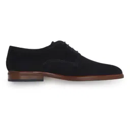 TOMMY HILFIGER Men Suede Leather Blue Solid Derby Shoes-image-62
