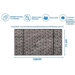 The Furnishing Tree Grey Printed Refrigerator Cover image 4