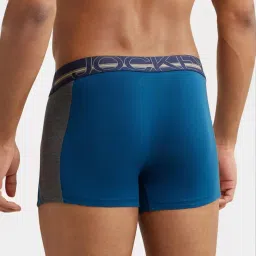 Jockey US21 Blue Super Combed Cotton Trunks with Ultrasoft Waistband (Prints May Vary) image 2