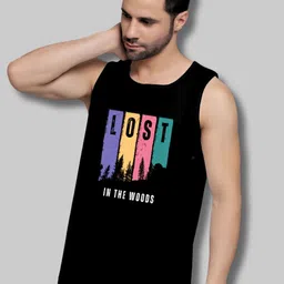 UpClothing Printed Cotton Innerwear Gym Vest UC-PV-BL|LOST-S-picture-39