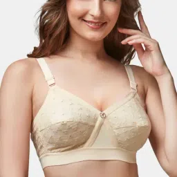 Trylo-Oh-so-pretty you! Beige Non Wired Non Padded Everyday Bra-picture-16