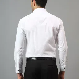 Cantabil White Regular Fit Shirt image 2