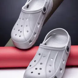 Red Tape Men's Off White Back Strap Clogs-picture-46