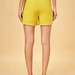 Honey by Pantaloons Green High Rise Shorts image 2