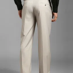 Louis Philippe Grey Regular Fit Trousers image 2