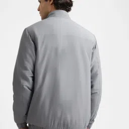 Reebok Grey Regular Fit Solid Jacket image 2