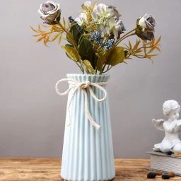 Tayhaa Blue Ceramic Flower Vase-picture-2