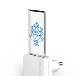Goldmedal 206162 Divine Glow-Lord Ganesha Edge Glow LED Night Lamp (Multicolour)-image-0