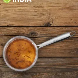 ALLO Silver Stainless Steel 18 cm Induction Friendly Triply Sauce Pan (2.3 L)-image-48