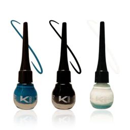 KINDED Liquid Eye Liner Midnight Black, Teal Green & White Pearl Combo-picture-45