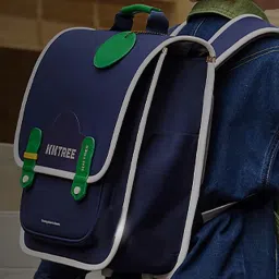 Little Surprise Box Blue Solid Medium Backpack image 2