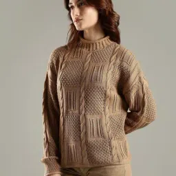 TOMMY HILFIGER Safari Canvas Relaxed Fit Cotton Mock Neck Sweater image 3