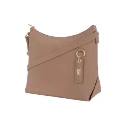 Baggit Brown Small Hobo Bag image 2