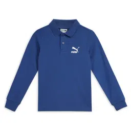 Puma Kids Clyde Royal Cotton Printed Polo T-Shirt-image-34