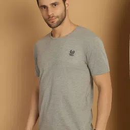 Vimal Jonney Green & Grey Regular Fit T-Shirt image 2