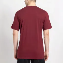 Adidas Red Cotton Regular Fit Printed Sports T-Shirt image 2