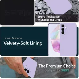 Sprig Back Cover for Samsung Galaxy A55 (Purple) image 2