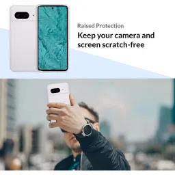 Sprig Liquid Silicone Back Cover for GOOGLE PIXEL 8 (White) image 2