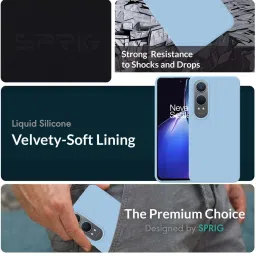 Sprig Back Cover for ONEPLUS NORD CE4 LITE (Blue) image 2