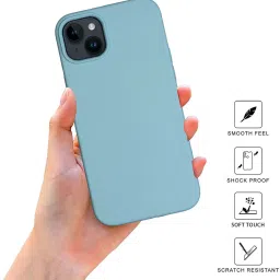 Sprig Liquid Silicone Back Cover for Apple iPhone 13 (Green) image 2