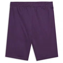 Puma Kids MID 90s Purple Cotton Printed Shorts image 2
