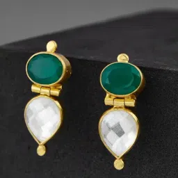 Fabindia 925 Silver Drop Earrings for Women-image-8