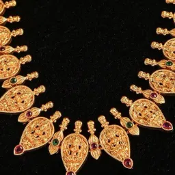Jaypore Gold Necklace & Earring Set image 3