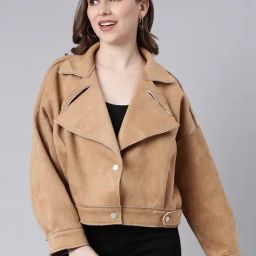 showoffff SHOWOFF Brown Regular Fit Tailored Jacket-picture-0