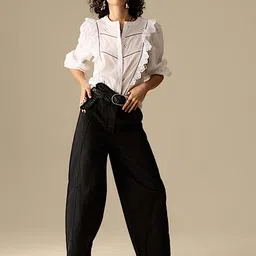 Marks & Spencer Women High-Rise Trousers-picture-22
