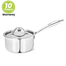 ALLO Silver Stainless Steel 16 cm Induction Friendly Triply Sauce Pan (1.5 L)-picture-21