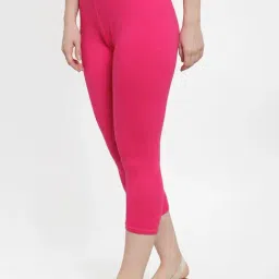 Gracit Grey & Pink Mid Rise Capris - Pack Of 3 image 4