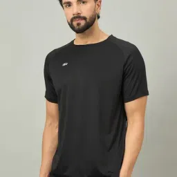 Dida Black Polyester Regular Fit T-Shirt image 3