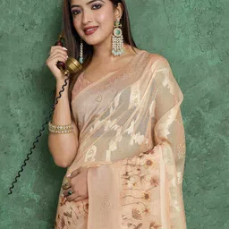 TASRIKA Woven Design Zari Pure Cotton Saree-image-43