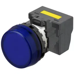 Omron Push-In Plus Indicator Light Round Body Φ22 mm Blue, M22N-BC-TAA-AE-P image 1