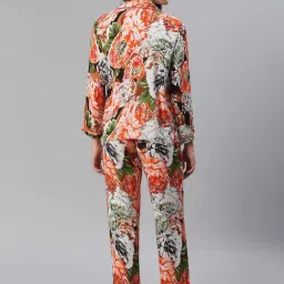 Cation Multicolor Printed Shirt With Pyjamas image 2