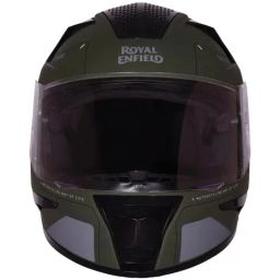 Royal Enfield Green Printed Helmet (Size - L)-picture-16