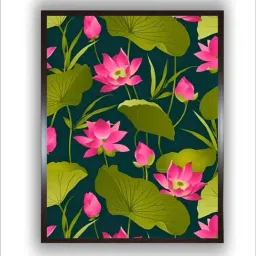 Indian Classic Art Multicolor Canvas Abstract Wall Art image 2