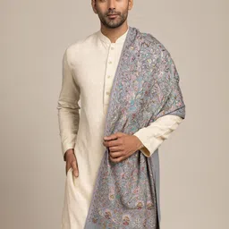 MUFFLY Men Woven Design Stole-picture-31
