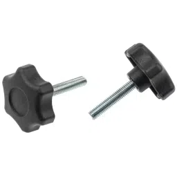 RS PRO Black Multiple Lobes Clamping Knob M8 Threaded Stud, 161183-picture-41