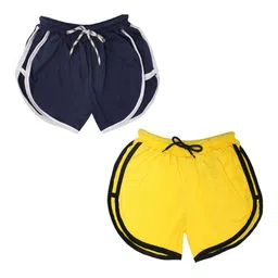 MINIMAMA Pack of 2 Kids Mid-Rise Cotton Hot Pants Shorts-picture-25