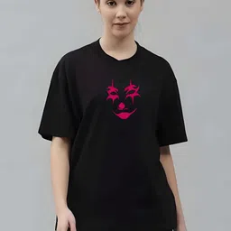 KAIDO Graphic Printed Round Neck Drop-Shoulder Sleeves Oversized Pure Cotton T-Shirt-picture-29