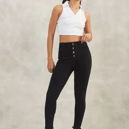 The Roadster Lifestyle Co Women Skinny-Fit High Rise Denim Jeans-picture-18